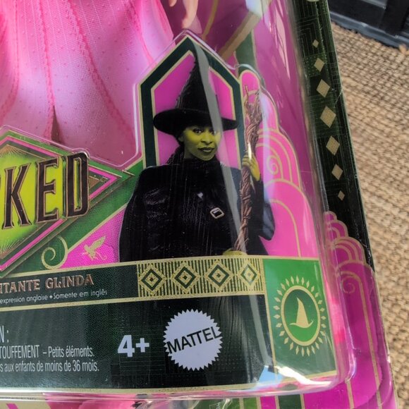 Disney Wicked Singing GLINDA 12” Fashion Doll Posable w/Movie-Inspired NEW NIB - Picture 6 of 6